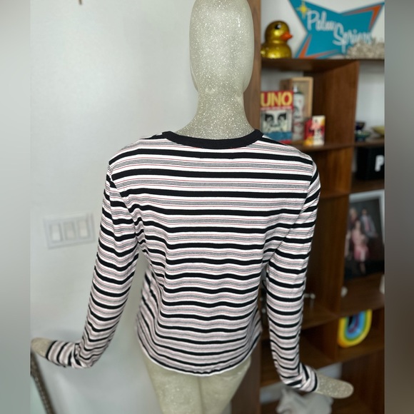 La Ligne New York Women's Striped Long Sleeve Crew Neck Top. Size XSmall - Picture 7 of 11